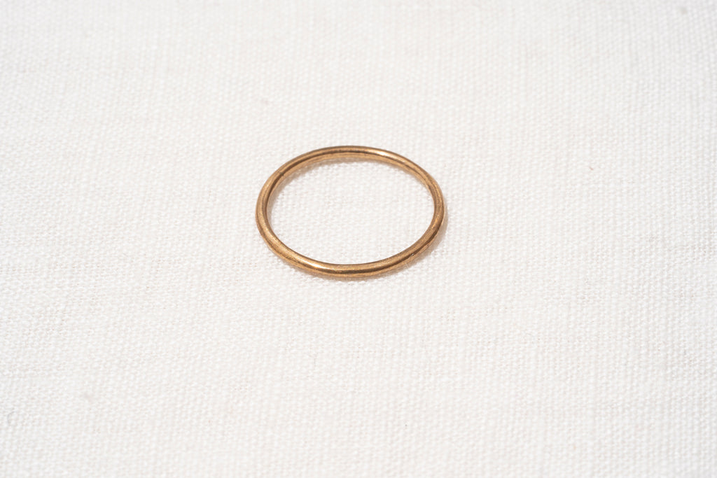 Pirate ring n.1 in rosebronze