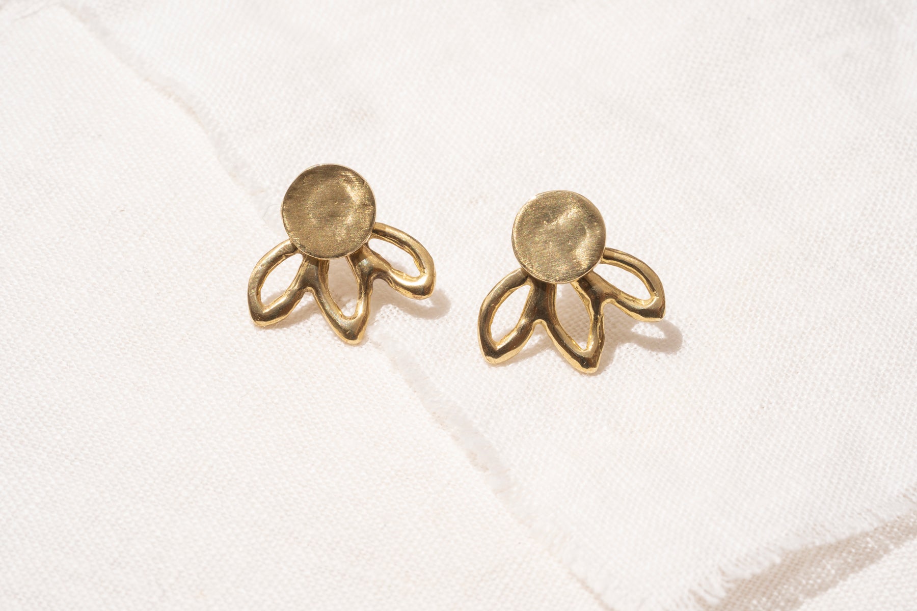 Lotus earrings
