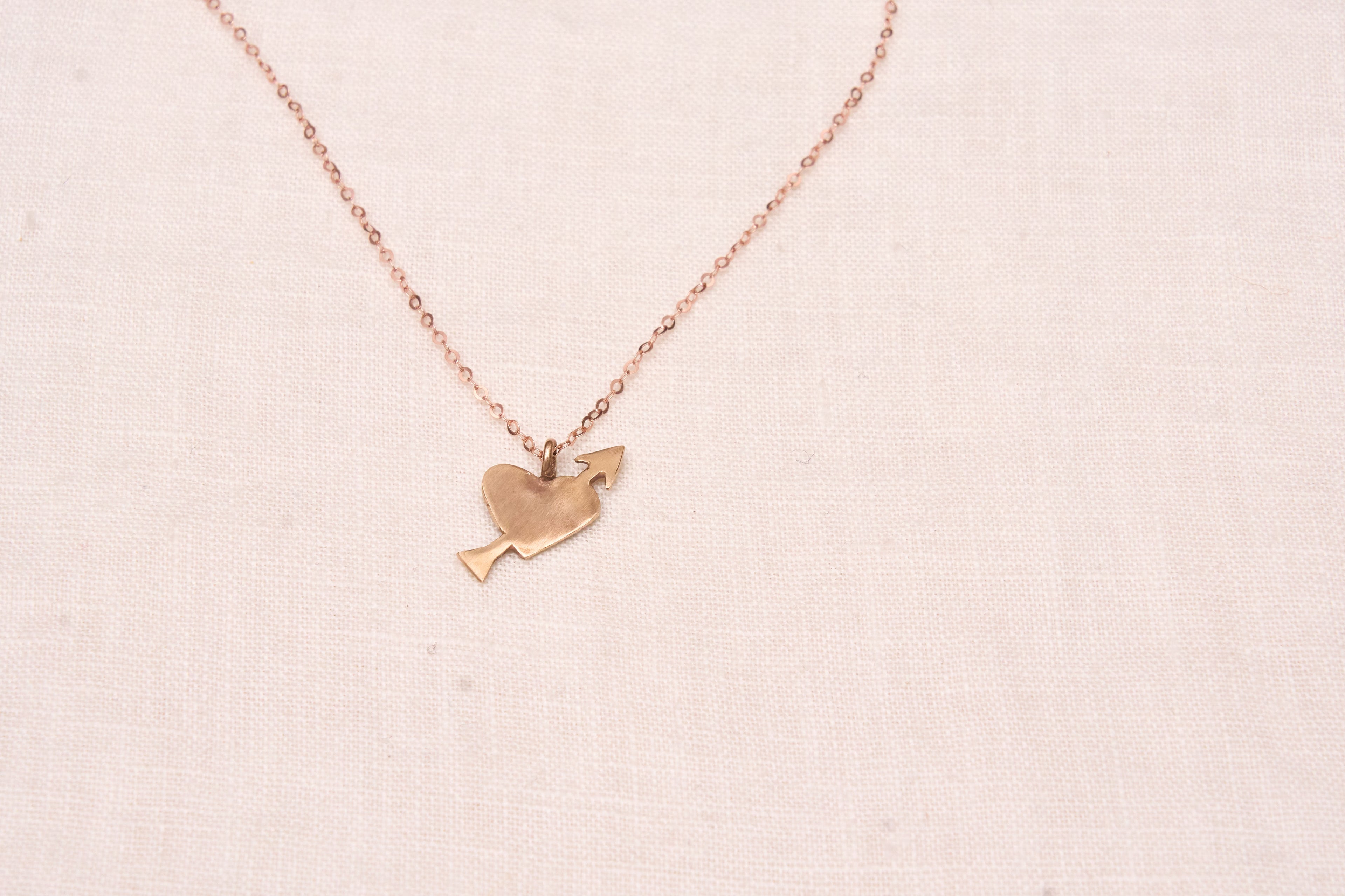 Heart & Arrow charm