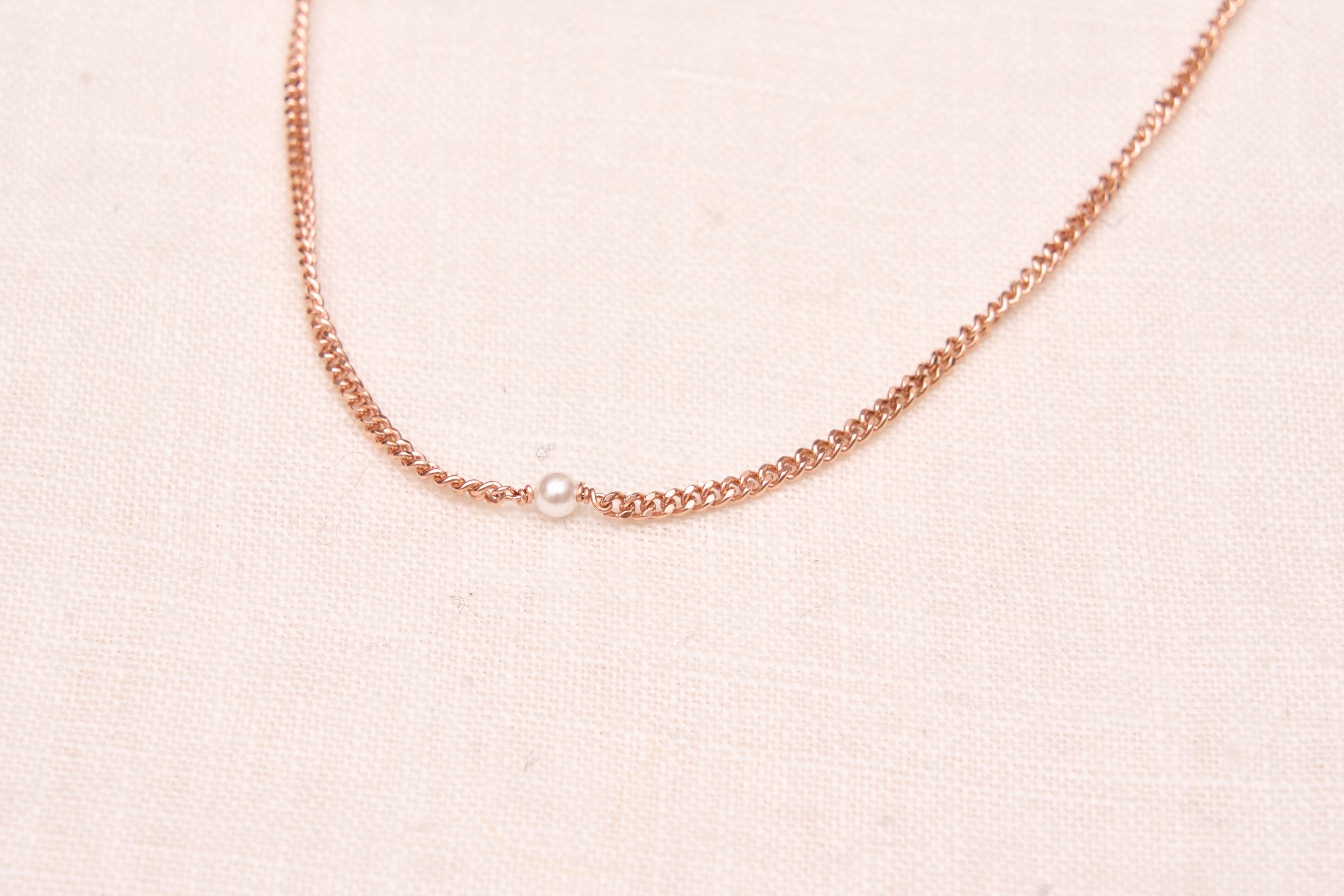 One little pearl necklace