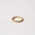 Twist ring n.2 in bronze