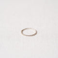 Twist ring n.1 in silver