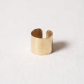 Open ring in brass