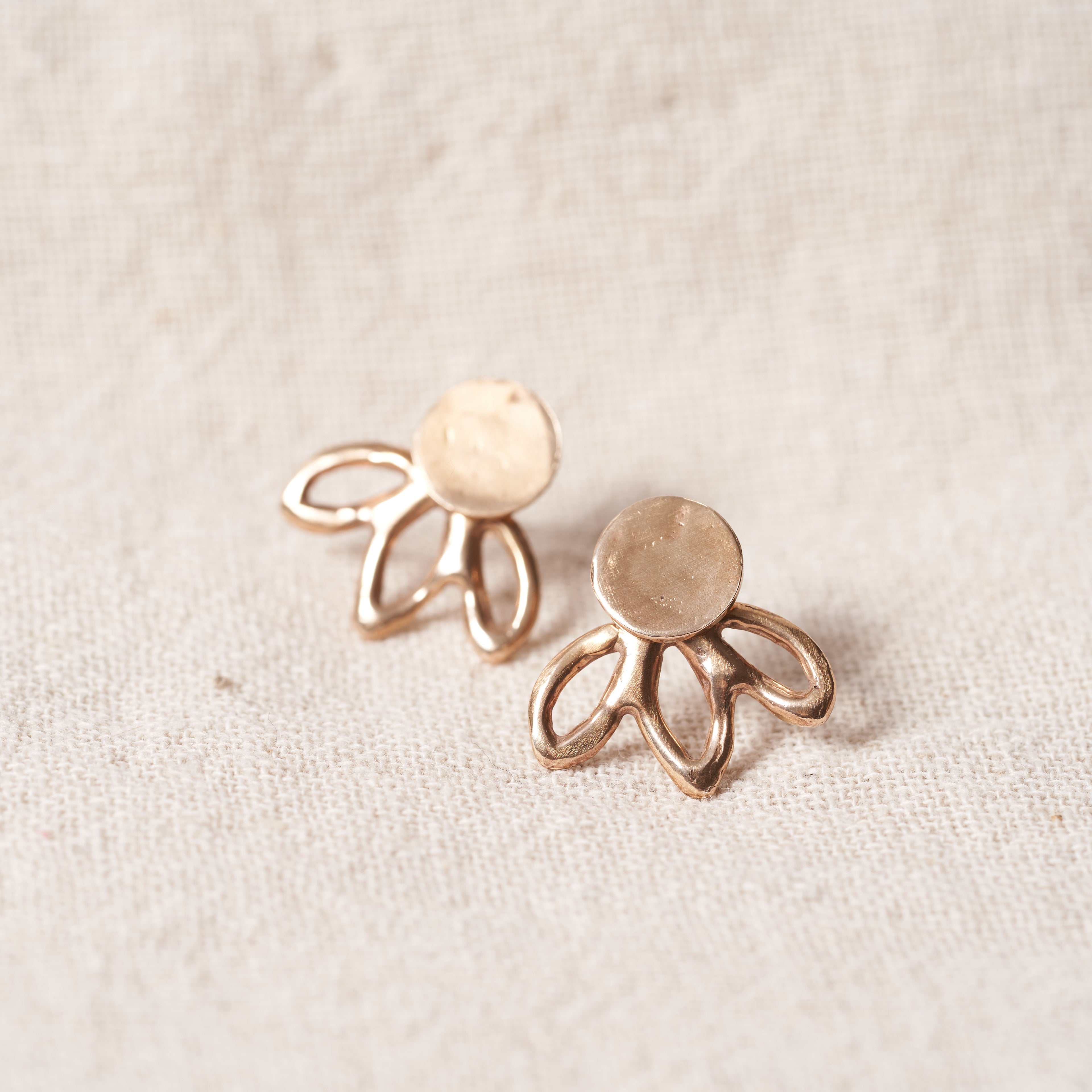 Lotus earrings