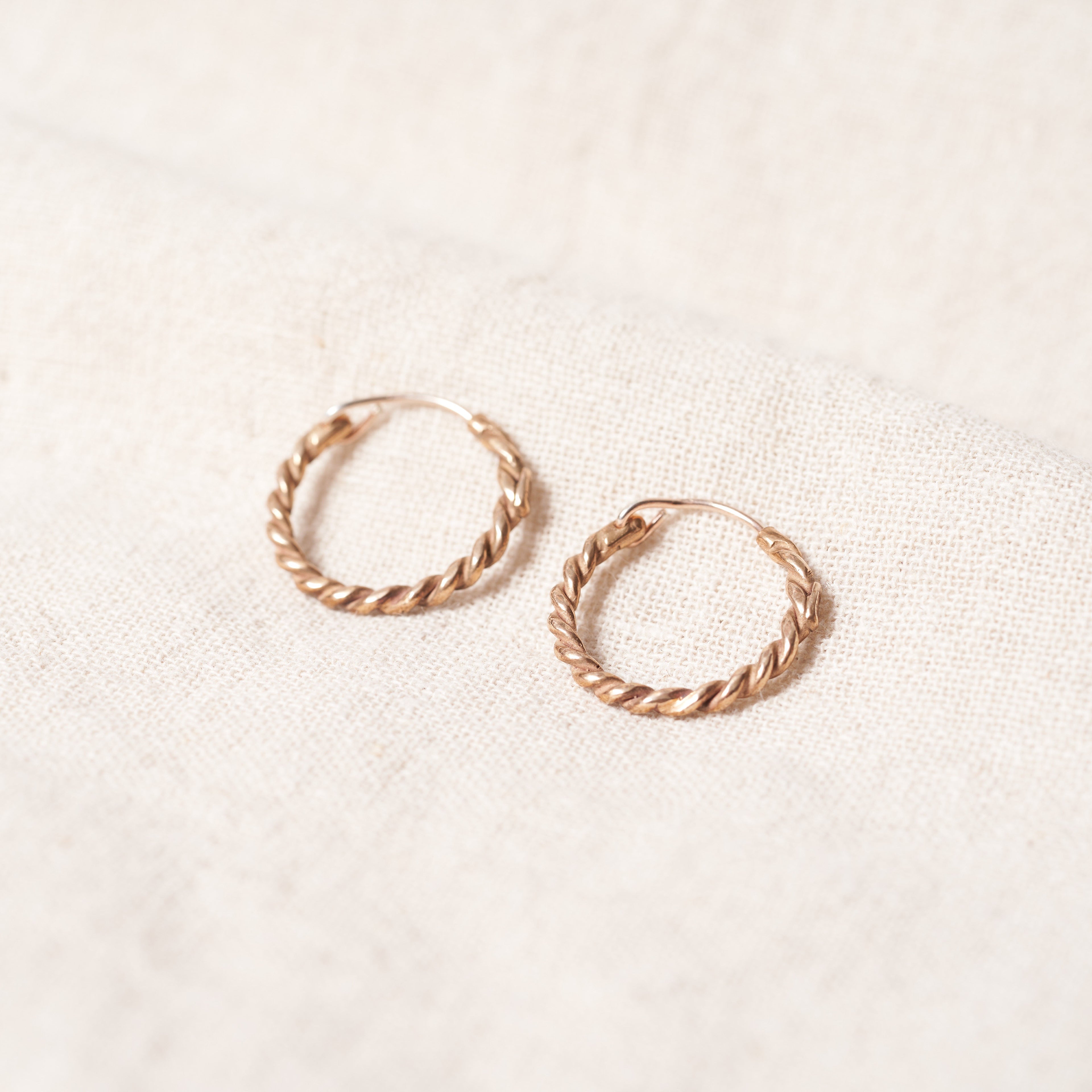 Twist hoops earrings n.1