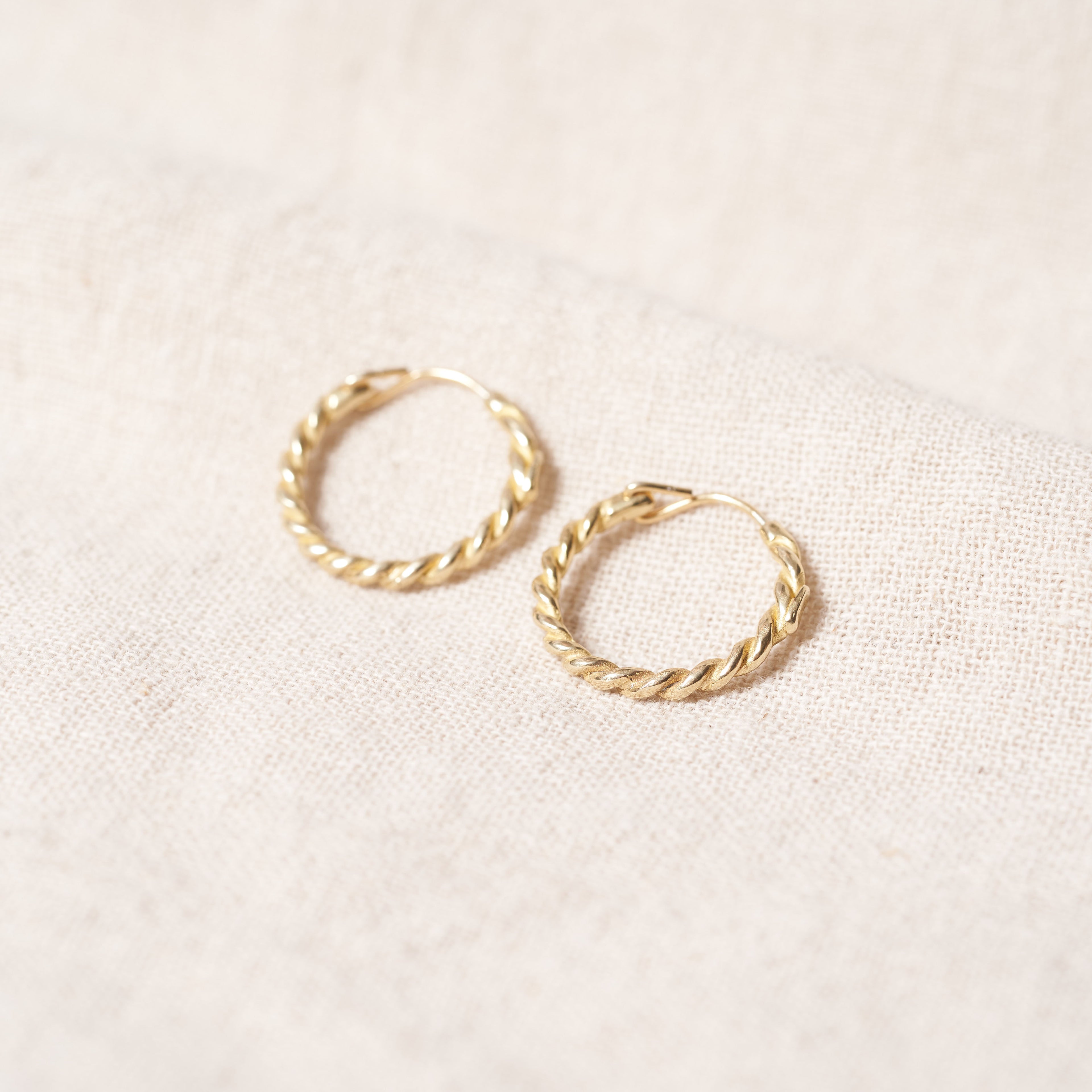 Twist hoops earrings n.1