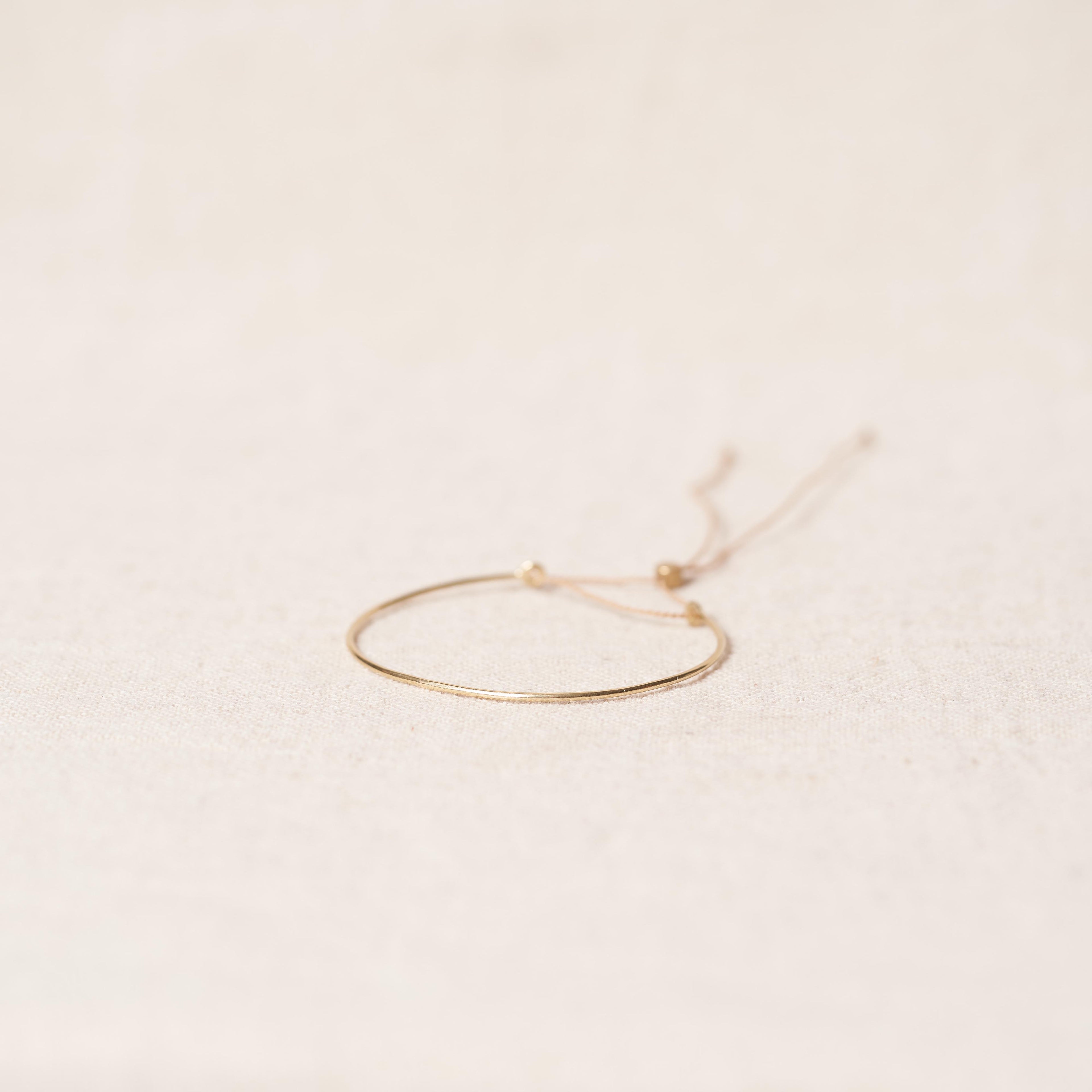 Open bracelet in bronze