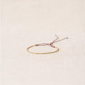 Open twist bracelet in bronze