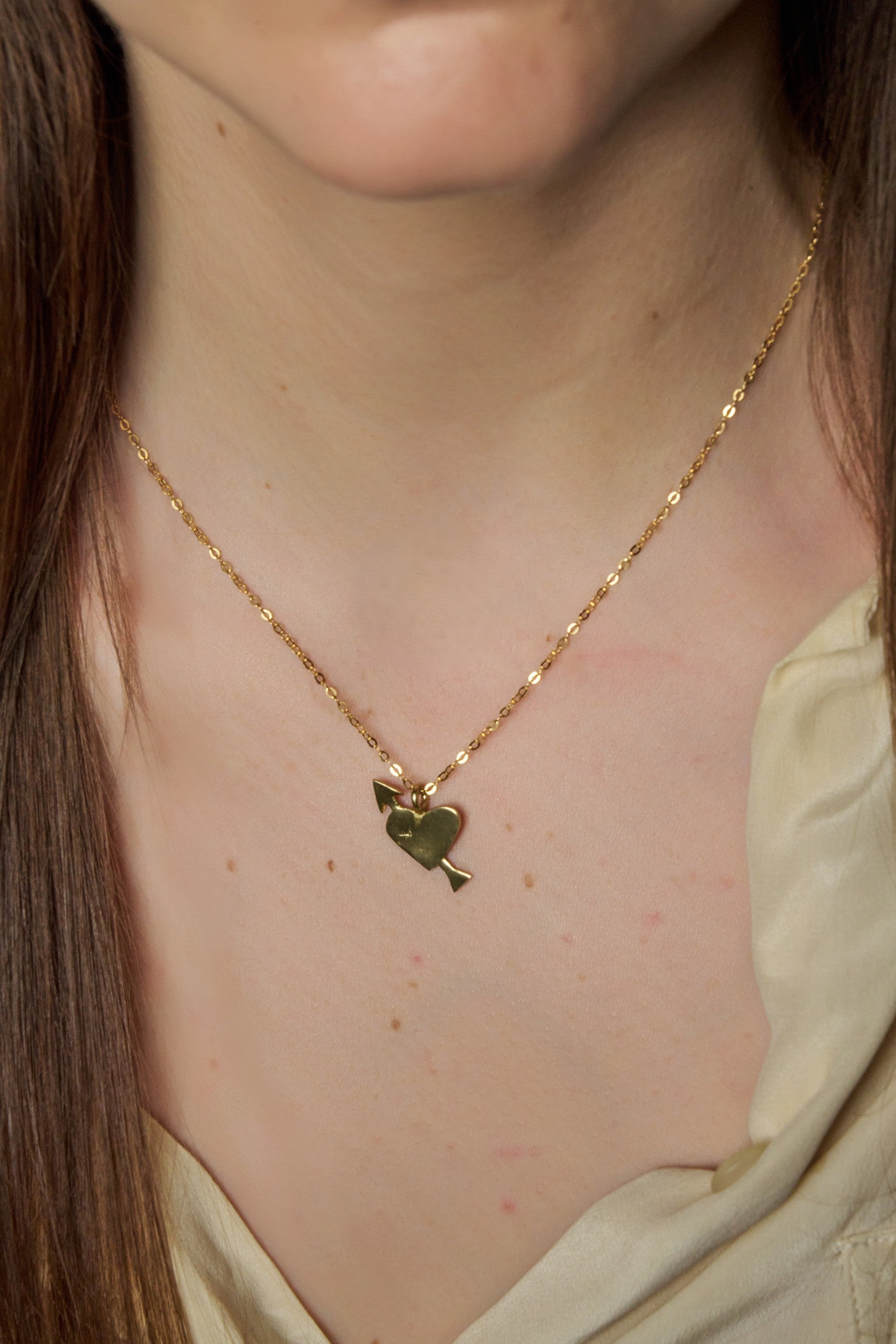 Heart & Arrow charm